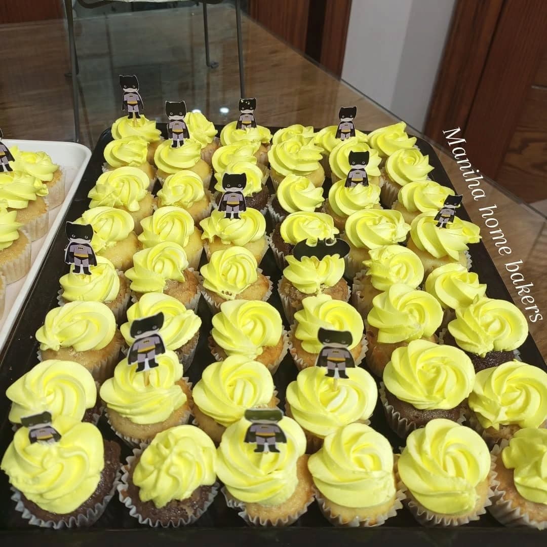Batman Cupcake Platter